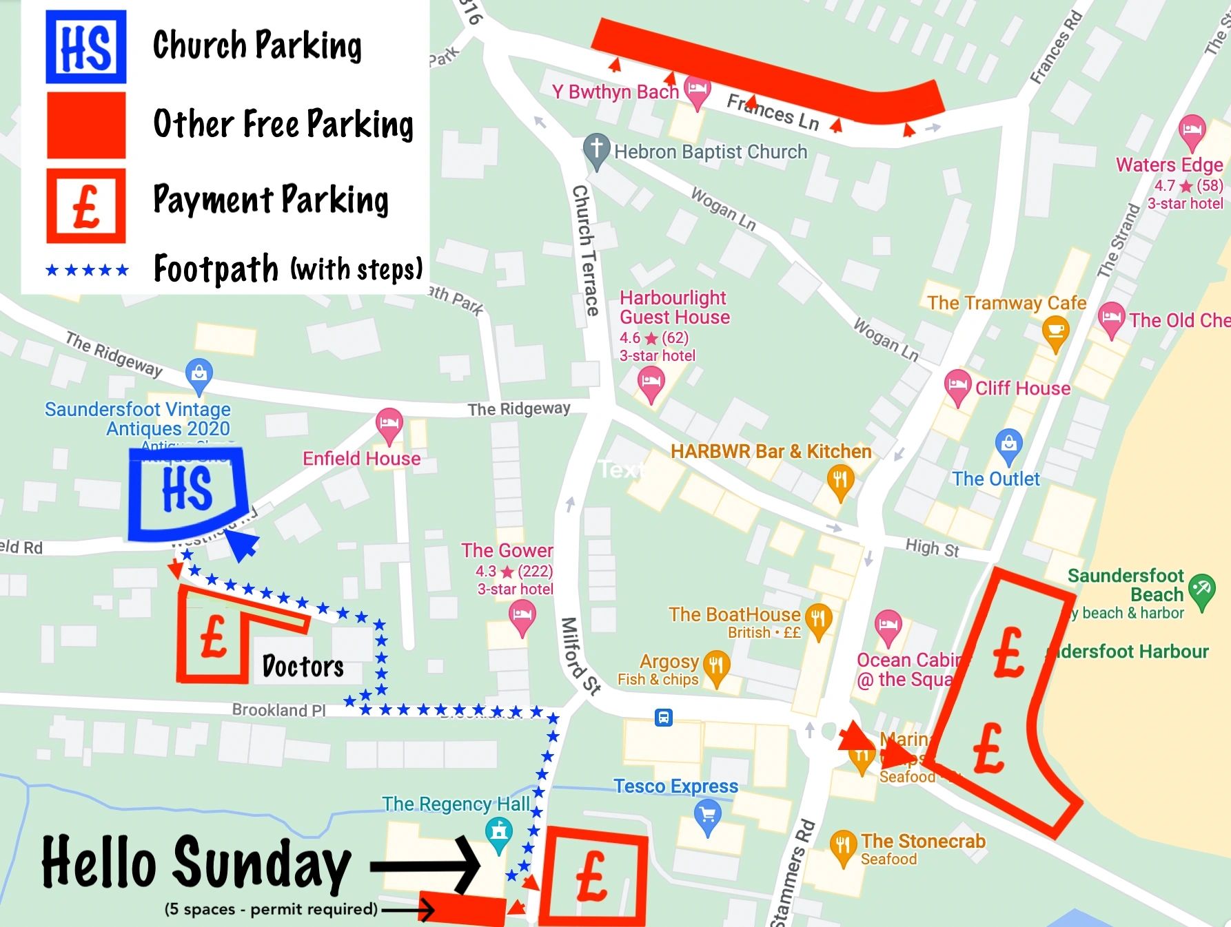 Parking map