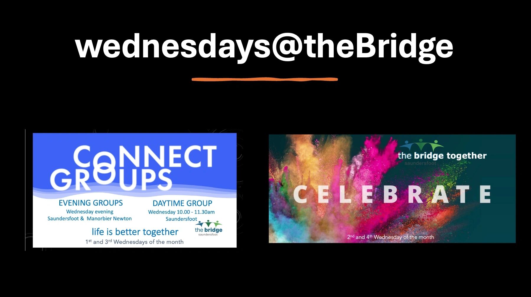 Wednesdays at the Bridge schedule